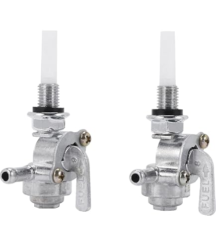 KIMISS Rubinetto Benzina M10x1,25 - Interruttore Carburante ON/OFF 90° Per Moto