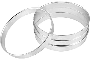 X AUTOHAUX 4 Piezas ID 72.6mm Aluminio Aleación Coche Cubo Centrados Anillos 73,1 mm Anillos de Centrales