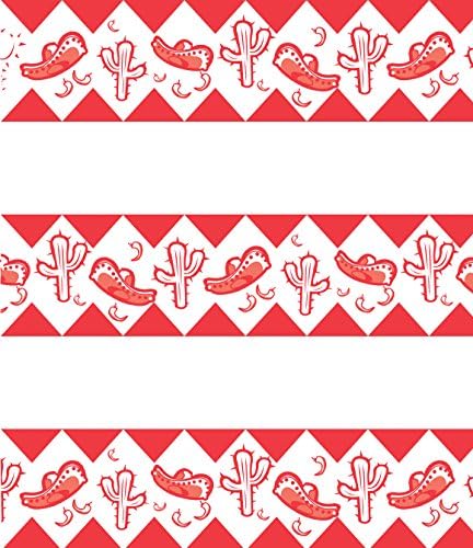 RestaurantWraps.com Waxed Sheets, Basket Liner and Food Wrap, 12" x 12", Fiesta Print (3 Packs of 1000 Sheets)
