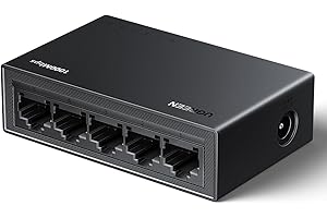UGREEN LAN Switch 5-Port Netzwerk Switch Gigabit Switch automatische Geschwindigkeit von 10/100/1000Mbps, Duplexanpassung, Plug-und-Play, Ethernet Switch für TV/Laptop/Switch/Router/Monitor