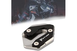 LongGreat Support de Béquille de Béquille Latérale de Support pour élargisseur de Base pour YAMAHA MT-09 FZ-09 2014-2020/YAMAHA MT-09 Tracer FJ-09 2015-2020/YAMAHA XSR 900 Tracer 900 2016-2020