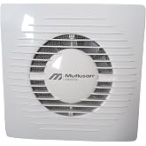 Mutlusan Me Fan 4" (10,16 cm) Banyo Tuvalet Mutfak Beyaz standart &ccedil;ıkarıcı
