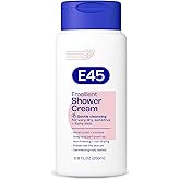 E45 Body Wash for Dry, Sensitive & Itchy Skin - Shower Gel Creme for Men & Women - E45 Shower Cream to Moisturise for Soft Sk