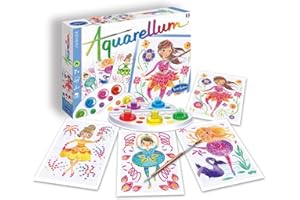 SentoSphère - AQUARELLUM JUNIOR - BALLERINES - Kit peinture - Peinture Aquarellable Magique - A partir de 7 ans - fabriqué en France