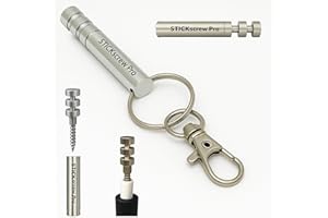 Stickscrew PRO Original Smart Embroidery Puller Removes Broken Filters and Makes the Holder Free - Compatible with Iqos Iluma Prime One Terea Sticks (Silver)