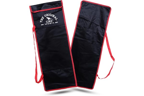 GRS Cricket Wicket Set Carry Bag Durable Polyester Material Secure Velcro Closure Ideal for Wooden & Plastic Stumps, Bails & Bases Lightweight & Easy to Carry Cricket Equipment Storage Bag