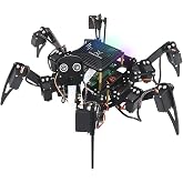 Freenove Big Hexapod Robot Kit for Raspberry Pi 5 4 B 3 B+ Zero 2 W, Walking, Self Balancing, Face Recognition, Ultrasonic Ra