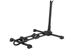 PRO BIKE TOOL Vertical Upright Bicycle Floor Stand - Freestanding Indoor Bike Storage Rack for Garage or Apartment - No Drill - Compatible with Tire Widths of up to 2.3" and Wheel Sizes up to 29"