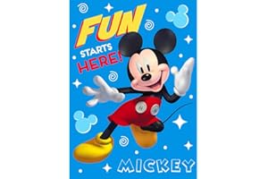 arlis Fleecedecke Mickey Disney 100 x 140 cm (Decke Mickey Disney)