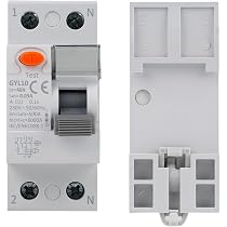 Disjoncteur Différentiel 40A Type A 30mA 4P AC400V - Protection Fuites, Montage DIN