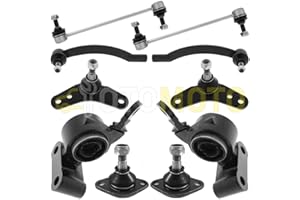 TEILEX GERMANY Kit bracci di sospensione anteriore compatibile per MINI COOPER R50 R52 R53 composto da 10 ricambi auto