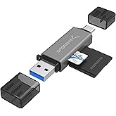 Acquista Lettore di schede TF SD OTG Trasmissione ad alta velocità Tipo-C USB 2.0 Adattatore per scheda di memoria micro USB plug and play Per laptop Supporto 512 GB in Italia a