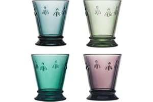 La Rochère Stilvolles Trinkgläser-Set, bunt