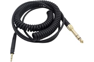 Janjunsi Headphone Cable Audio Connection Cord for Sennheiser HD518 HD558 HD598 HD569 HD579 HD599 - Replacement Extension Spring Wire