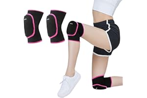 ONTYZZ Enfants Genouillère 1 Paire Genou Appui de Manchon de Compression Respirant Élastique Épaissir Éponge Genouillères pour Danse Arts Martiaux Volleyball