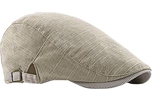FBBULES Classico Berretto Piatto da Uomo da Strillone Berretti Newsboy Cappelli Traspirante Retro Coppola Uomo Estiva Basco Casuale Cappello da Guida con Fibbia Regolabile