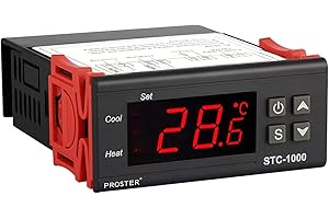 Fasizi Digital STC-1000 Thermostat de contrôle de température tout usage 220 V avec capteur