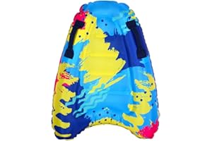 Sarini Planche de Surf Gonflable pour Adulte, Bodyboard léger avec poignées, Planches de Corps Souples, Planches flottantes de Piscine