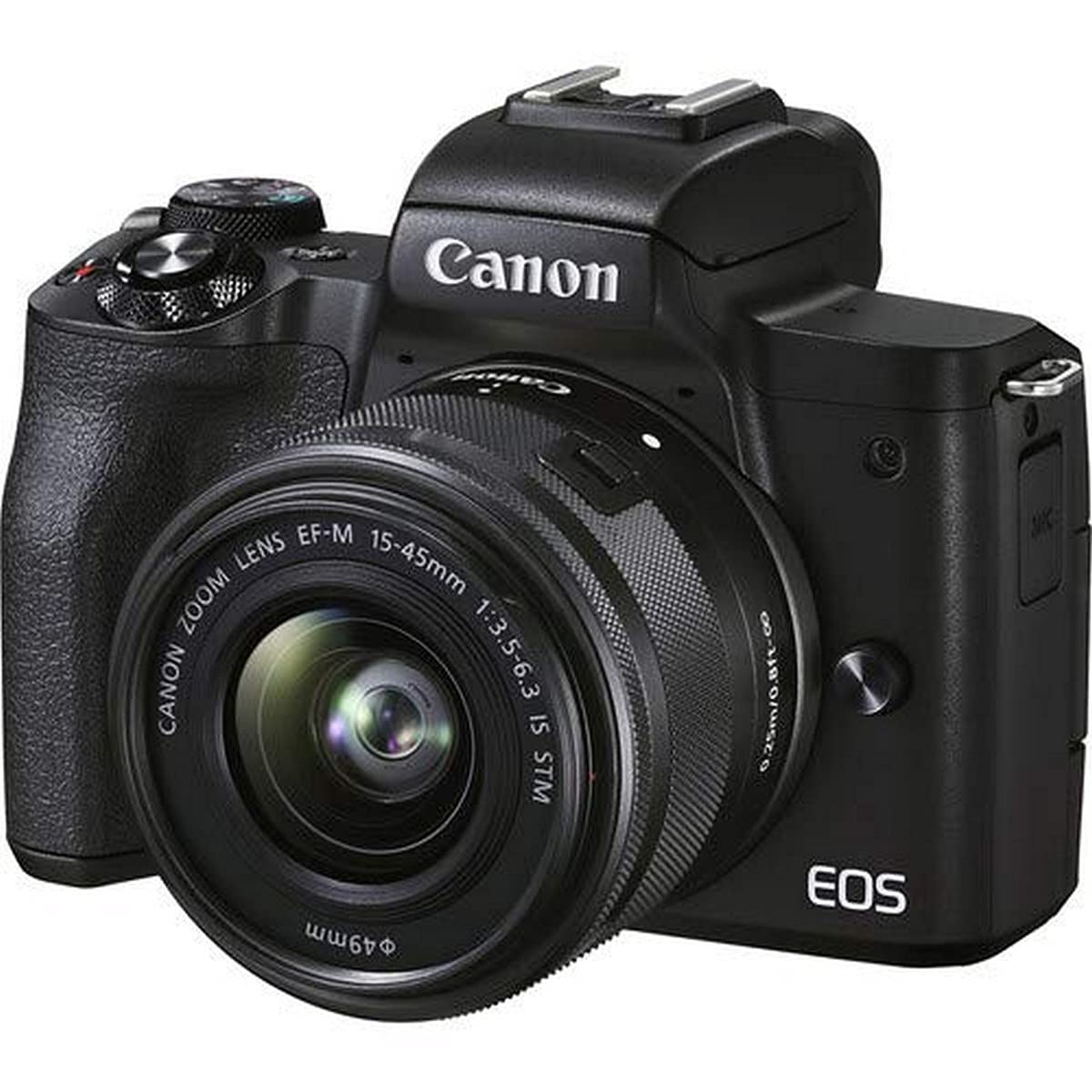 Canon M50 Mark II 15-45mm f3.5-6.3 is STM Digital Zoom Camera (Black)