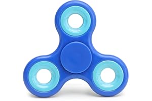 Agitation Glitter Hand Spinner Fidget - Soulagement de stress et d'anxiété - Couleurs assorties (turquoise)