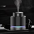KASTWAVE Car Diffuser, Usb Plug In Car Humidifier Essential Oil Diffuser, Mini Portable Aromatherapy Cup Holder 7 Colors LED Lights Car Humidifier Diffuser for Vehicle Office Travel Home 200mL