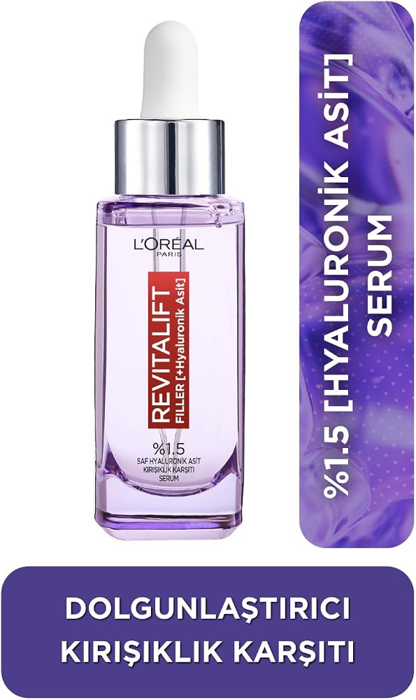L'Oreal Paris Revitalift Filler %1.5 Saf Hyaluronik Asit İçeren Kırışıklık Karşıtı Serum 30 ml