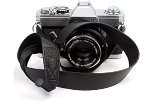 CANPIS Genuine Leather Camera Strap Handmade Vintage Shoulder Neck Strap for All DSLR Camera Nikon Canon Sony Pentax Leica Olympus Fuji