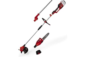 Einhell Outil multifonctions sans fil GE-LM 36/4in1 Li-Solo Power X-Change (li-ion, 2x 18 V, moteur sans charbon Brushless, tête de taille-haies inclinable sur 7 positions, sans batterie ni chargeur)