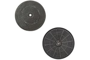 DL SERVICE Filtro Carbone Attivo per Cappa Aspirante Elica FB01UA Mod.46 | Ø17,3 mm x h 3,5 49011522 9029793792 50290906 per Electrolux, Whirlpool, Elica, Candy