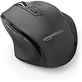 Amazon Basics Mouse wireless ergonomico - DPI regolabile - Nero