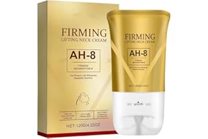 YXTECD AH-8 Firming Neck Cream, Tighten and Lift Neck Cream with Double Roller Massage, Reduce Wrinkles Fine Lines And Double Chin, Firm and Lift Sagging Skin