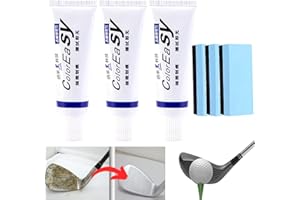 Vinxan Éliminateur de rayures instantané pour club de golf élimine efficacement les rayures du club de golf restaurateur de peinture ultime agent de nettoyage pour club de golf avec éponge (3 pièces)