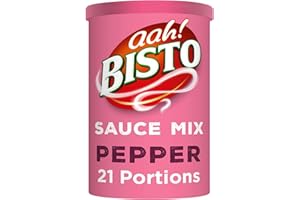 Bisto Deliciously Creamy Pepper Sauce Mix, 185 g Drum (Pack of 1)