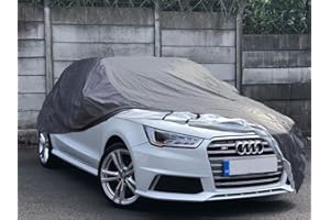 Shield Autocare Small Universal Full Car Cover for Outside Storage | Winter & All-Weather Heavy Duty Waterproof Breathable Indoor Outdoor Protection Anti Frost & Snow