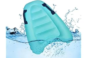 DUOJIN Bodyboard Gonflable, Planche de Surf Gonflable avec Poignées, Planche de Natation Portable Pliable, Planche de Surf Flottante pour Adultes Enfants