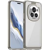 Microcase Honor Magic 6 Pro 5G Shield Serisi Darbeye Dayanıklı Yarı Esnek Plastik Tpu Kılıf - AL8100 (F&uuml;me)