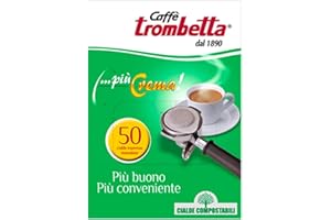 CAFFE TROMBETTA Caffè Trombetta In Cialda ESE, Più Crema - una confezione da 50 Cialde