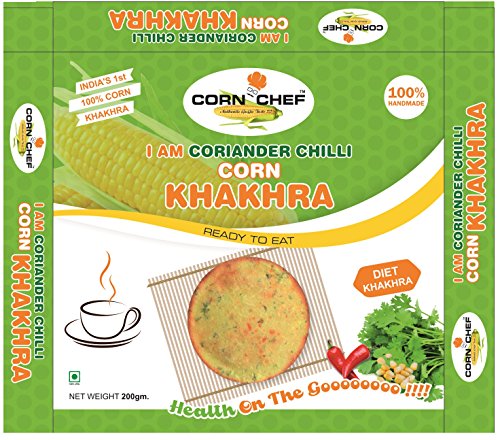 CORN CHEF 100% HAND MADE CORIANDER CHILI CORN KHAKHRA RS.70 (22.00% Off) - Amazon