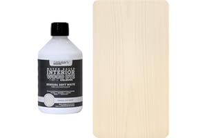 Littlefair's | Water Based Wood Dye | Indoor | Pastel Range | Environmentally Friendly | Indoor Timber Including Doors and Skirting Boards | 500ml, White, Sensual Soft White