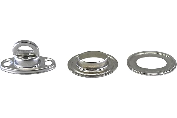 C.A.O. - Tourniquets en Laiton nickelé - Longueur 3 cm - Largeur 1,4 cm - Hauteur 1,8 cm, Acier