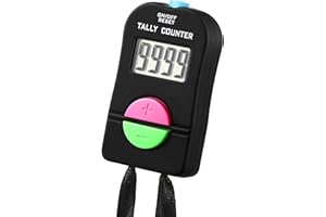 Compteur Numérique à Main Clicker Électronique Manuel Plus et Moins Compteur de Clic Numérique Portable avec Cordon pour Sports Golf