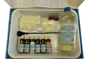 KOZA SANAT Marmorierset (16 teilig) | Ebru Marbling Kit | Kolay Ebru Seti