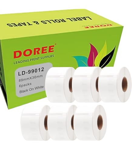 10 Compatible Rolls 99014 S0722430 54mm X 101mm Address Labels For