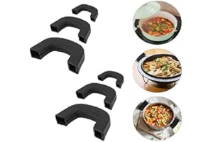 YQBFTC Lot de 3 paires de poignées en silicone pour casseroles, maniques de cuisine, protection contre la chaleur, en silicone, pour poêles, woks