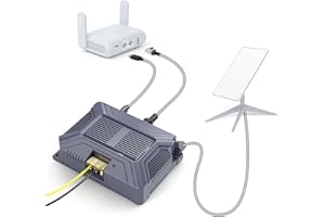 XLTTYWL Starlink V2 Iniettore Poe, 180 W 5 in 1 GigE protezione passiva ed ESD 12 V Starlink con uscita di alimentazione USB e tipo C, adattatore cavo SPX e convertitore DC 9-36V/180W per Starlink V2