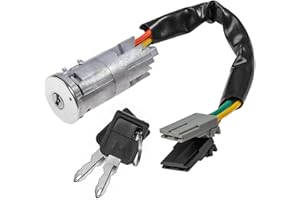 YAOPEI Ignition Lock Barrel and Keys for Vauxhall Vivaro Renault Trafic Nissan Primastar Interstar 7700765533 7701038365 Ignition Switch Harness Ignition Lock Barrel Cable