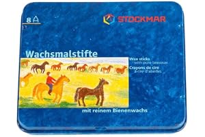 Stockmar 204884258 Vattentäta Bivaxblock, Blandade Färger, Paket med 8