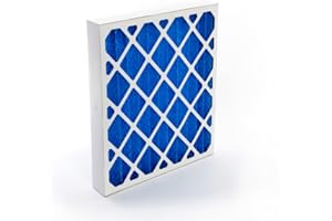 GVS Filter Technology G4P.24.24.2.SUA001.002 Paneles filtrantes plisados G4, Azul/Blanco (Pack 2)