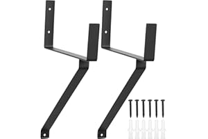 Xingwenhao 2 Ganchos de Pared de Carga Pesada, Ganchos de Montaje para Garaje, Ganchos de Taller, Soporte de Pared para Escalera, Capacidad de Carga 100 kg, Acero Galvanizado