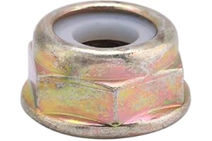 KSTE Écrou de lame M10 x 1,25, écrou de filetage à gauche for remplacement de débroussailleuse